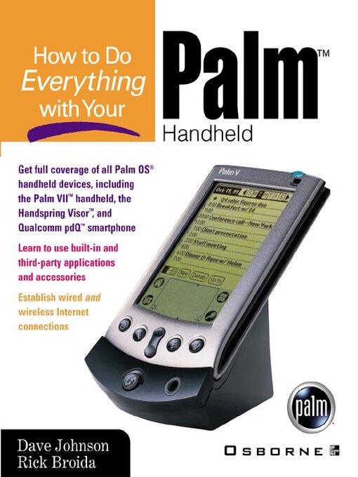 Title details for How to Do Everything with Your Palm<sup>TM</sup> Handheld by Dave Johnson - Available